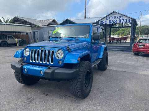 2016 Jeep Wrangler for sale at QUALITY PREOWNED AUTO in Houston TX