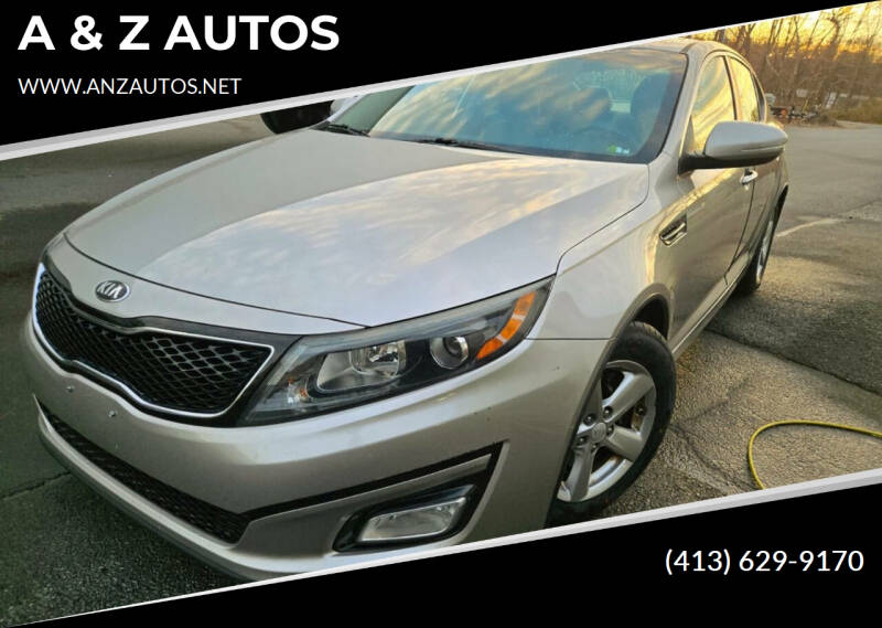 2015 Kia Optima for sale at A & Z AUTOS in Westfield MA