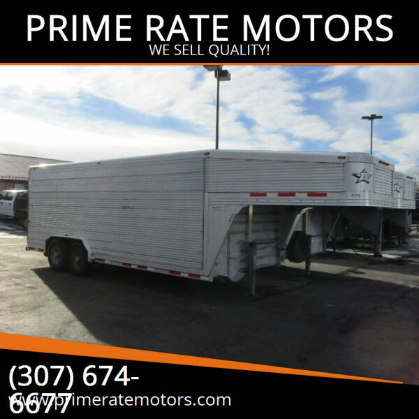 2014 ALUM-LINE 20FT CARGO/STOCK TRAILER for sale at PRIME RATE MOTORS in Sheridan WY