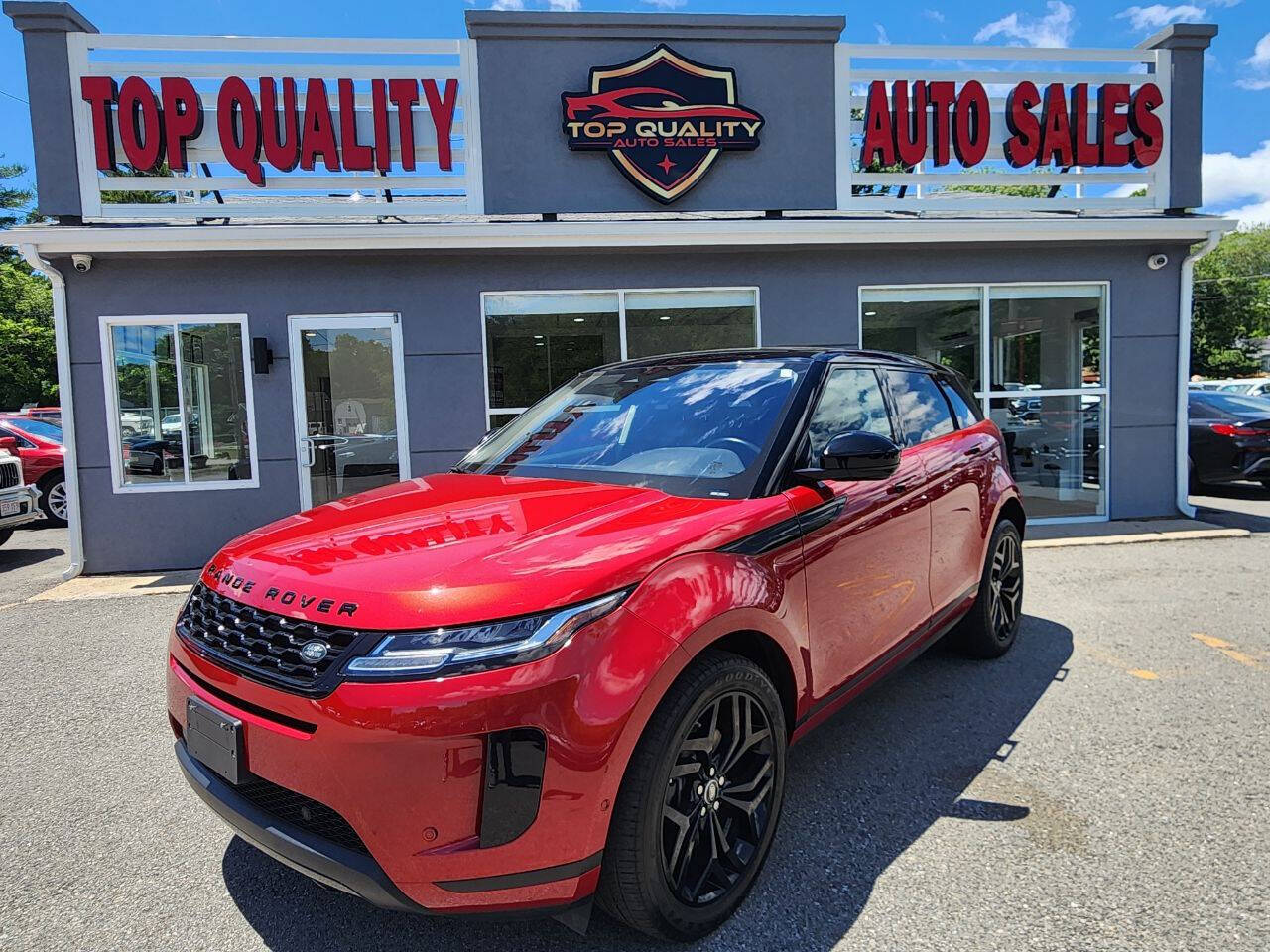 Red 2021 Land Rover Range Rover Evoque S AWD S 4dr SUV 1