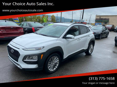 2020 Hyundai Kona for sale at Your Choice Auto Sales Inc. in Dearborn MI