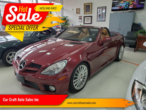2011 Mercedes-Benz SLK for sale at Car Craft Auto Sales Inc in Lynnwood WA