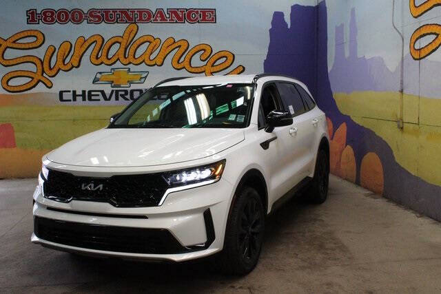 Used 2023 Kia Sorento X-Line EX with VIN 5XYRHDLF8PG192196 for sale in Grand Ledge, MI