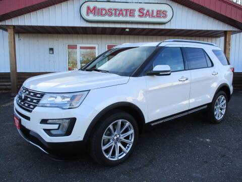 2017 Ford Explorer for sale at Midstate Sales in Foley MN