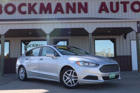 2014 Ford Fusion for sale at Bockmann Auto Sales in Saint Paul NE