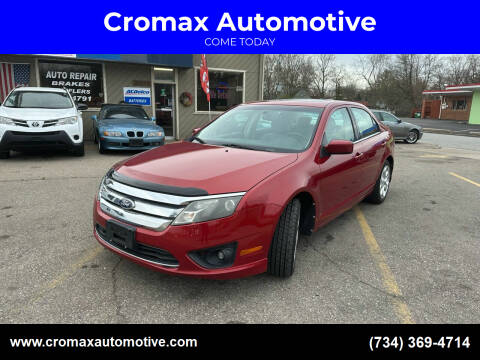 2010 Ford Fusion for sale at Cromax Automotive in Ann Arbor MI