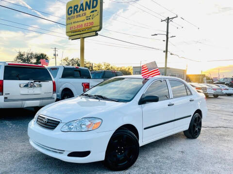 2006 Toyota Corolla for sale at Grand Auto Sales in Tampa FL