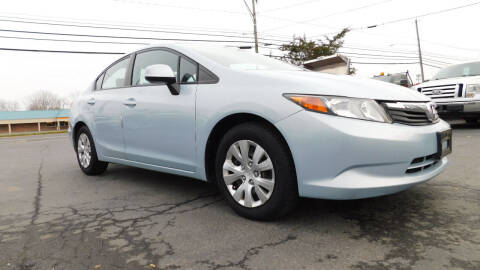 2012 Honda Civic for sale at Action Automotive Service LLC in Hudson NY