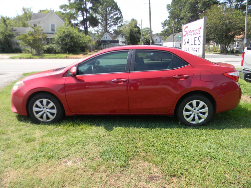 2015 Toyota Corolla for sale at SeaCrest Sales, LLC in Elizabeth City NC