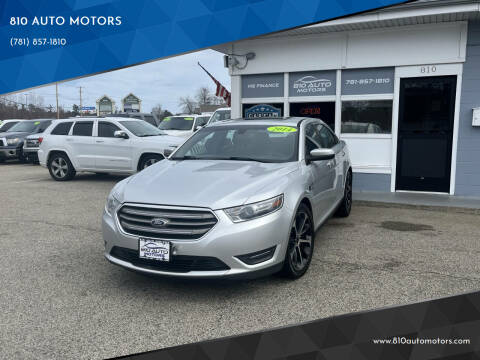 2014 Ford Taurus for sale at 810 AUTO MOTORS in Abington MA