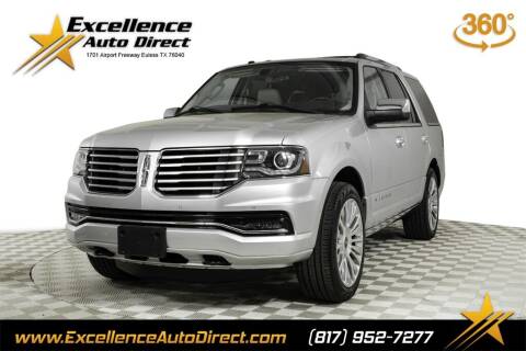 2016 Lincoln Navigator for sale at Excellence Auto Direct in Euless TX