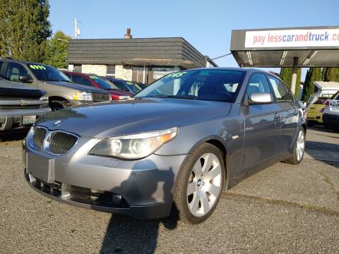 2005 BMW 5 Series for sale at Payless Car & Truck Sales in Mount Vernon WA
