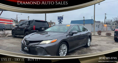 2018 Toyota Camry for sale at DIAMOND AUTO SALES LLC in Milwaukee WI