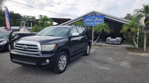 2013 Toyota Sequoia for sale at NEXT RIDE AUTO SALES INC in Tampa FL