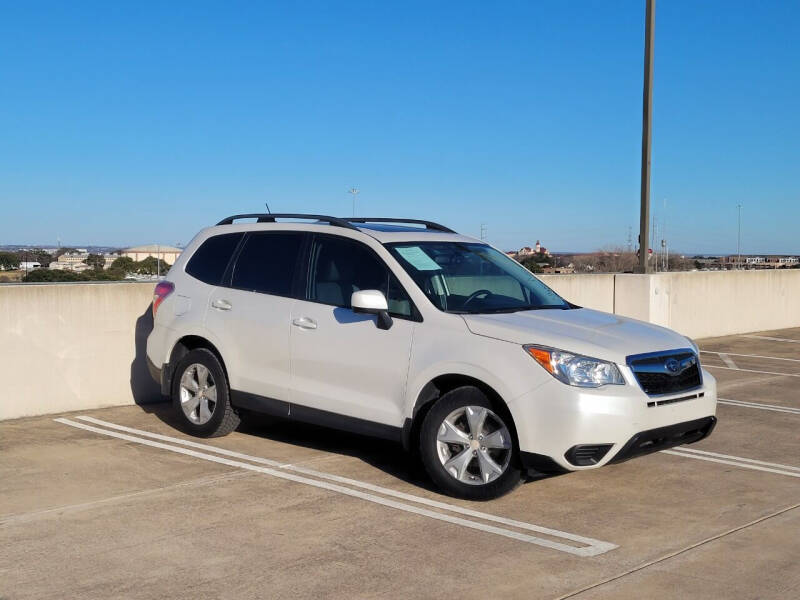 Used 2015 Subaru Forester i Premium with VIN JF2SJADC6FH422141 for sale in Austin, TX