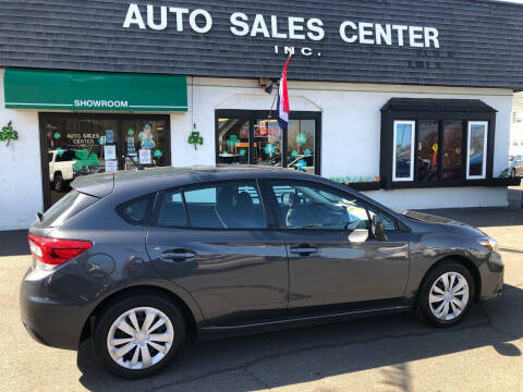 2018 Subaru Impreza for sale at Auto Sales Center Inc in Holyoke MA