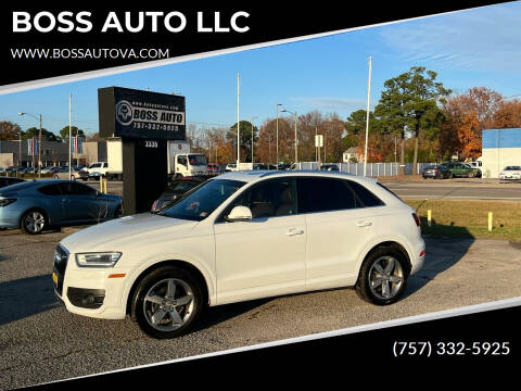 2015 Audi Q3 for sale at BOSS AUTO LLC in Norfolk VA