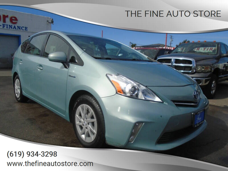 2013 Toyota Prius v for sale at The Fine Auto Store in Imperial Beach CA