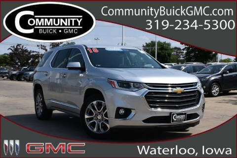 2018 Chevrolet Traverse for sale at Community Buick GMC in Waterloo IA