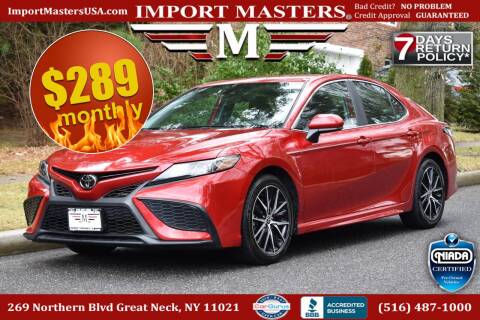2021 Toyota Camry for sale at Import Masters in Great Neck NY