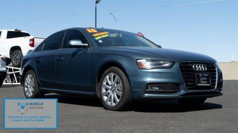 2015 Audi A4 for sale at MUSCLE MOTORS AUTO SALES INC in Reno NV