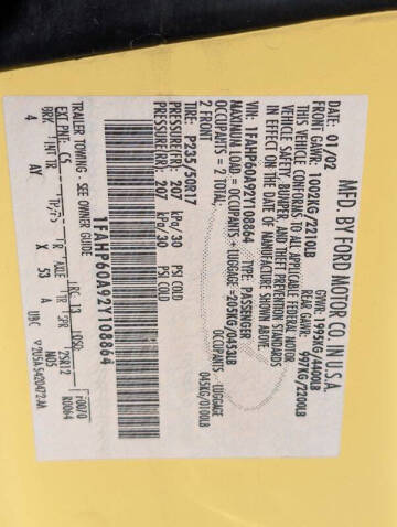 2002 Ford Thunderbird Deluxe