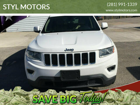 2015 Jeep Grand Cherokee for sale at STYL MOTORS in Pasadena TX