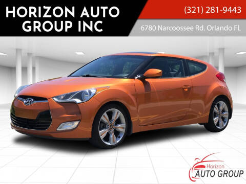 2015 Hyundai Veloster for sale at HORIZON AUTO GROUP INC in Orlando FL