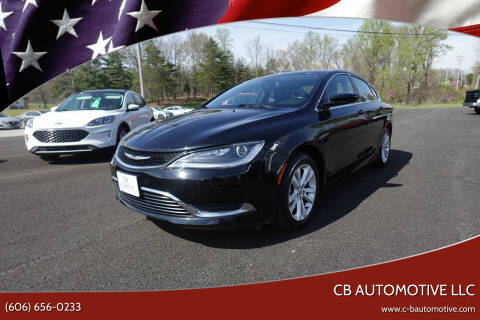 2015 Chrysler 200 for sale at CB Automotive LLC in Corbin KY