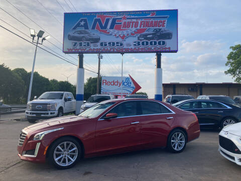 2018 Cadillac CTS for sale at ANF AUTO FINANCE in Houston TX