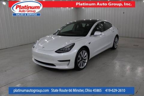 2019 Tesla Model 3 for sale at Platinum Auto Group Inc. in Minster OH