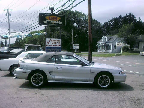 1998 Ford Mustang for sale at L & M Motors Inc in East Greenbush NY