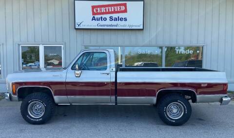 1979 Chevrolet C/K 10 Series for sale at Certified Auto Sales in Des Moines IA