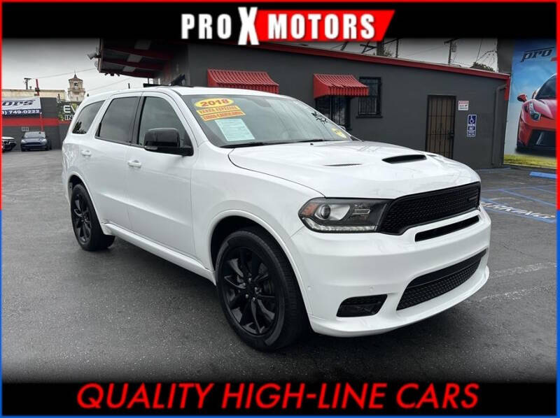 2018 Dodge Durango for sale at Pro X Motors in South Gate CA