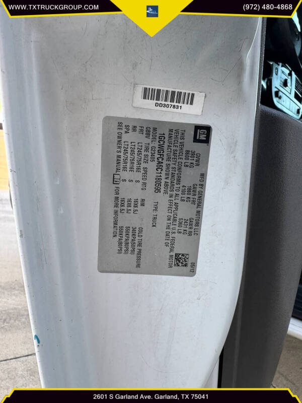 2012 Chevrolet Express 2500