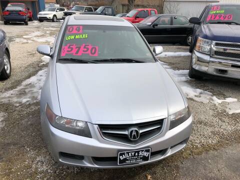 2004 Acura TSX for sale at Bailey & Sons Motor Co in Lyndon KS