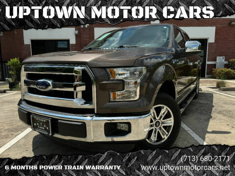 2016 Ford F-150 for sale at UPTOWN MOTOR CARS in Houston TX