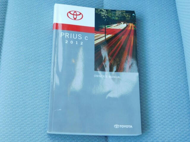 2012 Toyota Prius c One