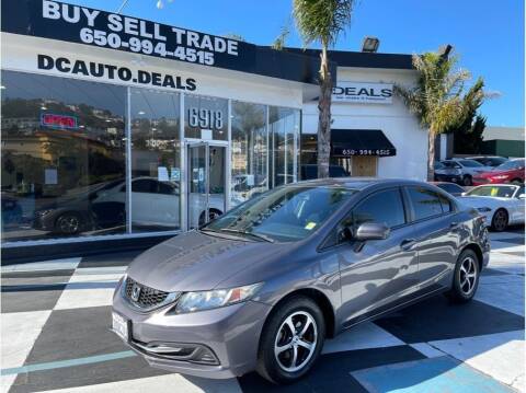 2015 Honda Civic for sale at AutoDeals DC in Daly City CA
