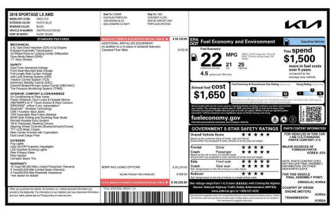 2018 Kia Sportage LX