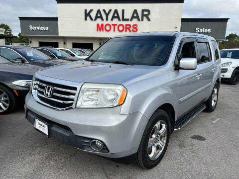 2012 Honda Pilot for sale at KAYALAR MOTORS in Houston TX