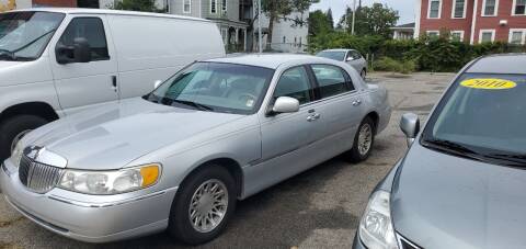2001 Lincoln Town Car for sale at Beacon Auto Sales Inc in Worcester MA