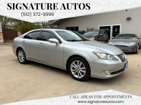 2012 Lexus ES 350 for sale at Signature Autos in Austin TX