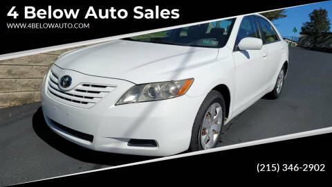 2008 Toyota Camry for sale at 4 Below Auto Sales in Willow Grove PA