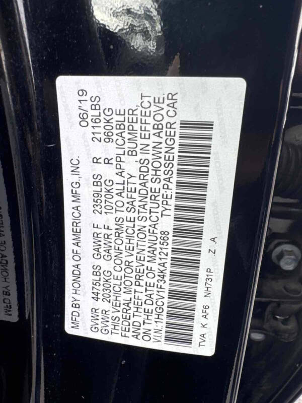 2019 Honda Accord Sport