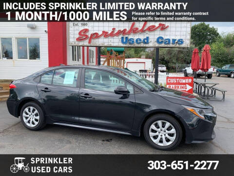 2021 Toyota Corolla for sale at Sprinkler Used Cars in Longmont CO