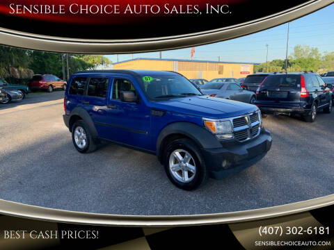 2007 Dodge Nitro for sale at Sensible Choice Auto Sales, Inc. in Longwood FL
