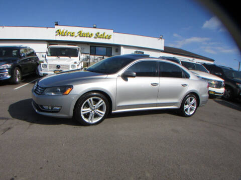 2013 Volkswagen Passat for sale at MIRA AUTO SALES in Cincinnati OH