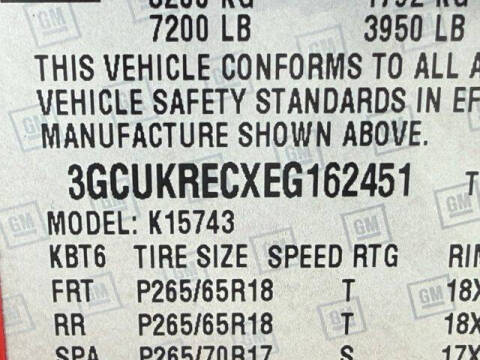2014 Chevrolet Silverado 1500