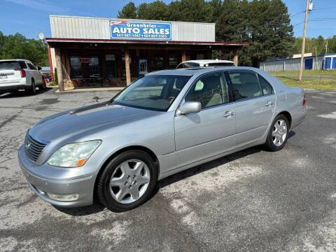 2004 Lexus LS 430 for sale at Greenbrier Auto Sales in Greenbrier AR